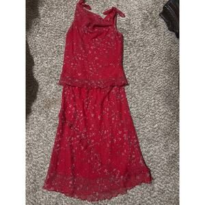 Vintage Y2K  Sangria Top Blouse Skirt Set 10